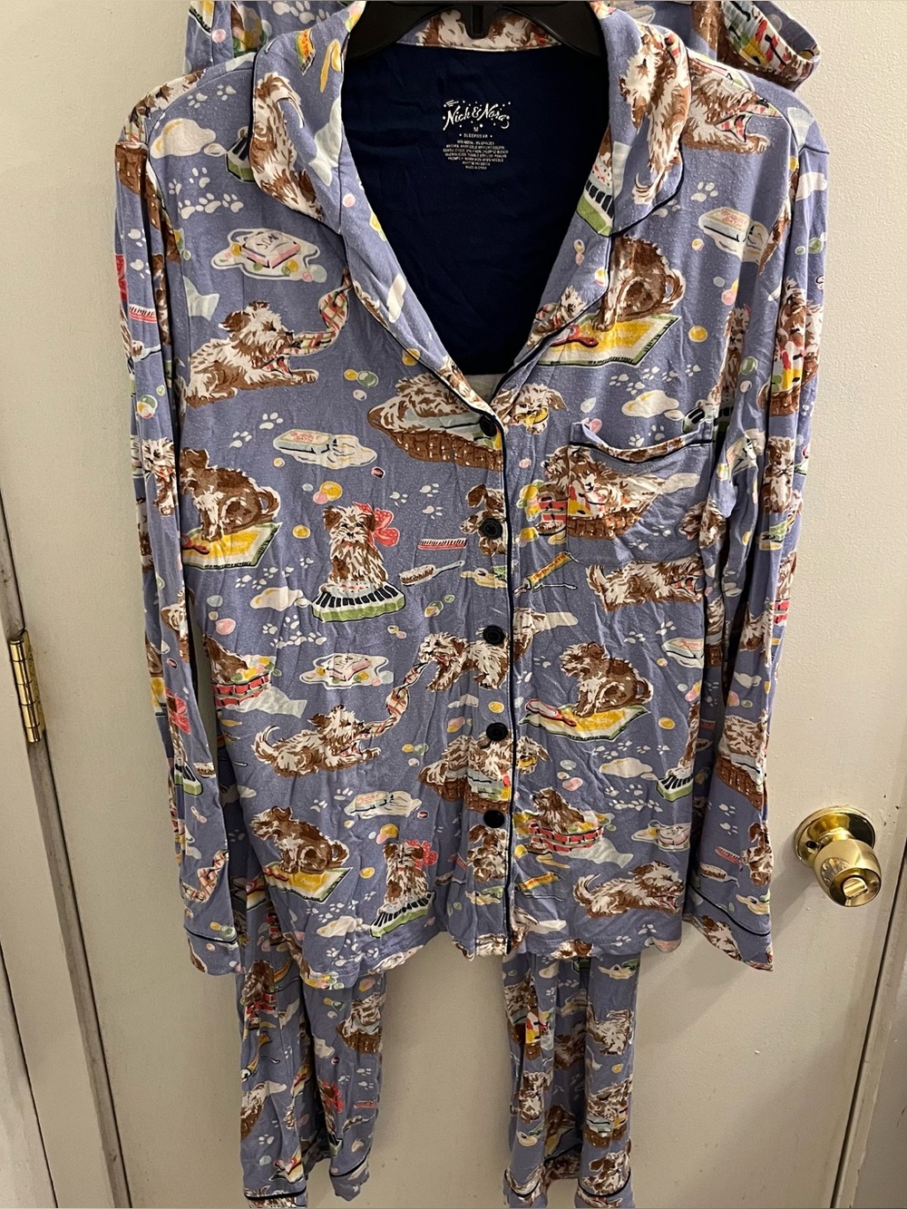 Nick and Nora PJ Set Size Medium